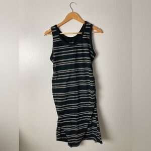 💜 Women’s Liz Lange Maternity Stretch Midi Dress Size XL